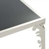 vidaXL Mirrored Coffee Table Stainless Steel and Glass 80x60x44 cm