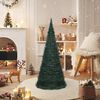vidaXL Pop-up String Artificial Pre-lit Christmas Tree Green 150 cm