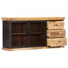 vidaXL Sideboard 150x40x75 cm Solid Mango Wood