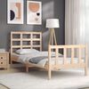 vidaXL Bed Frame without Mattress 90x200 cm Solid Wood Pine