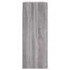 vidaXL Wall Mounted Cabinet Grey Sonoma 69.5x34x90 cm Engineered Wood