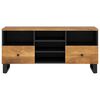 vidaXL TV Cabinet 100x33x46 cm Solid Wood Mango and Engineered Wood