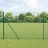 vidaXL Welded Wire Fence Green 1.5 x 50 m Steel