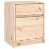 vidaXL Bedside Cabinets 2 pcs 40x31x50 cm Solid Pinewood