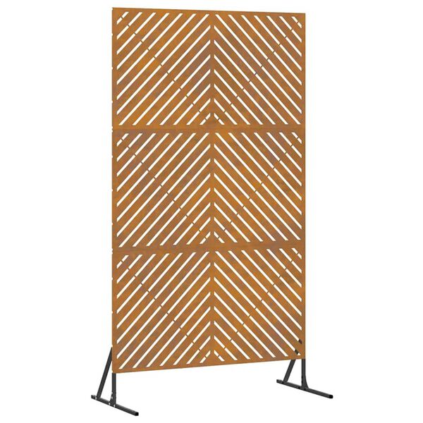 vidaXL Privacy Screen Grey 100 x 50 x 180 cm Steel