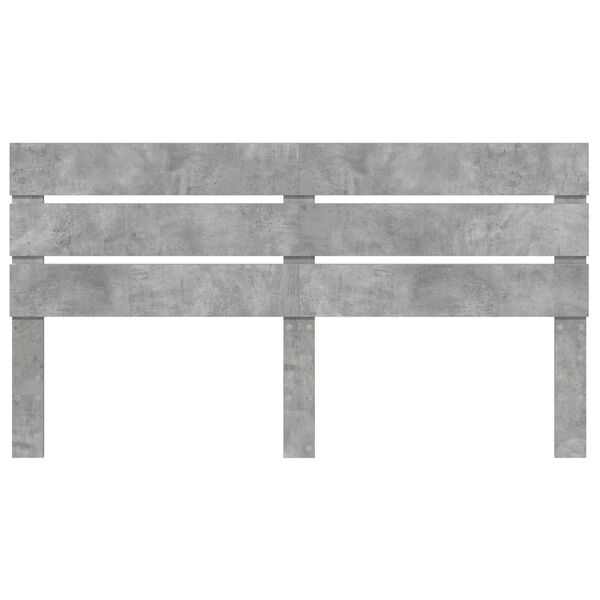 vidaXL Headboard Concrete Grey 160 cm Engineered Wood