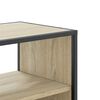 vidaXL TV Cabinet Sonoma Oak 80x31x39.5 cm Engineered Wood and Metal