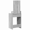 vidaXL Dressing Table Grey Sonoma 50 x 41 x 140 cm Engineered Wood