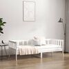vidaXL Day Bed without Mattress White 80x200cm Solid Wood Pine