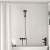 vidaXL Shower Head Set Black G 1 / 2 inches Brass