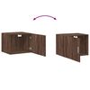 vidaXL Wall Cabinet Brown Oak 50x42.5x40 cm Engineered Wood