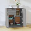 vidaXL Sideboard Grey Sonoma 60x30x70 cm Engineered Wood