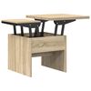 vidaXL Coffee Table Sonoma Oak 55 x 54.5 x 45 cm Engineered wood