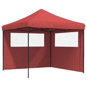 vidaXL Party Tent 292 x 292 x 315 cm Burgundy Oxford Fabric
