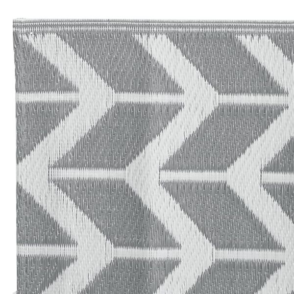 vidaXL Outdoor Carpet ARAKIL Grey 140x200 cm PP