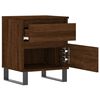 vidaXL Bedside Cabinets 2 pcs Brown Oak 40x35x50 cm Engineered Wood