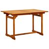 vidaXL Garden Dining Table (120-170)x80x75 cm Solid Acacia Wood