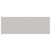 vidaXL Patio Retractable Side Awning 220x600 cm Grey