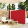 vidaXL Patio Retractable Side Awning 140x500 cm Red
