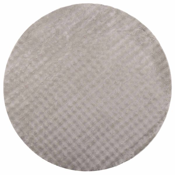 vidaXL Area Rugs Round HUARTE Sand &Oslash; 160 CM Polyester