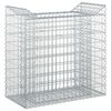 vidaXL Gabion Raised Bed Silver 50 x 100 x 100 cm Galvanised Steel
