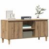vidaXL TV Cabinet Artisan Oak 102x35x50 cm Engineered Wood