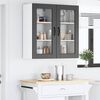 vidaXL Kitchen Cabinet 2 pcs Black 40 x 31 x 80 cm Engineered Wood
