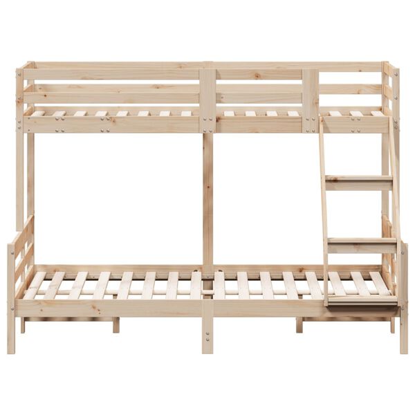 vidaXL Bunk Bed without Mattress 80x200/140x200 cm Solid Wood