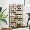 vidaXL Wine Rack for 72 Bottles Gold Metal