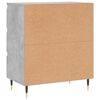 vidaXL Sideboard Concrete Grey 60x35x70 cm Engineered Wood