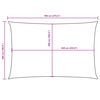 vidaXL Sunshade Sail Oxford Fabric Rectangular 5x7 m Anthracite