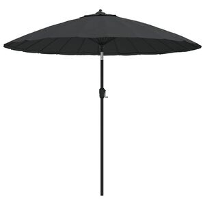 vidaXL Garden Parasol with Aluminium Pole 270 cm Anthracite