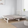 vidaXL Pull-out Day Bed without Mattress White 2x(90x190) cm