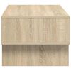 vidaXL Coffee Table Sonoma Oak 80 x 46 x 35 cm Engineered Wood