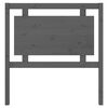 vidaXL Bed Headboard Grey 95.5x4x100 cm Solid Pine Wood