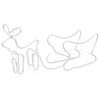vidaXL Reindeer and Sleigh Christmas Decoration Outdoor 252 LEDs