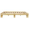 vidaXL Bed Frame without Mattress 140x200 cm Solid Wood Oak