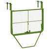 vidaXL Balcony Table Green 60x40 cm Steel