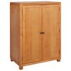 vidaXL Wardrobe with Storage Brown 80 x 50 x 115 cm Solid Oak Wood