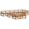 vidaXL Outdoor Sofa Set 9 pcs Natural Solid Acacia Wood
