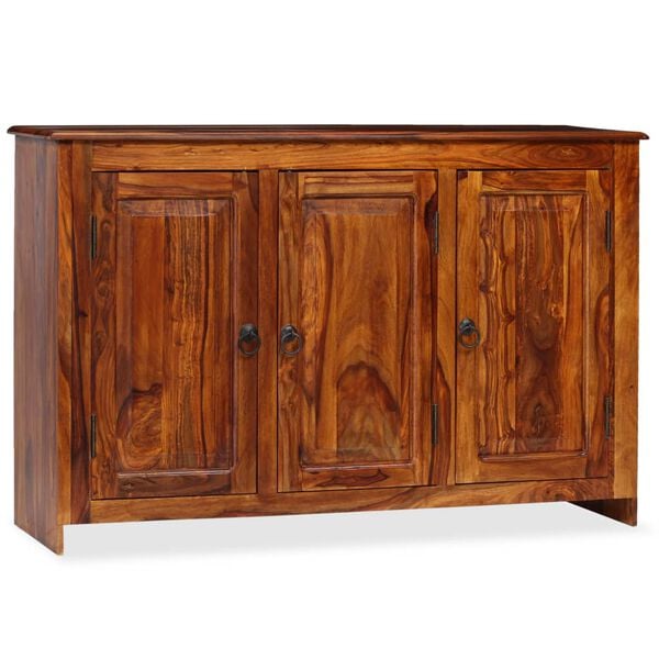 vidaXL Sideboard Solid Acacia Wood 115x35x75 cm