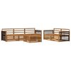 vidaXL Outdoor Sofa Set 6 pcs Natural Solid Acacia Wood