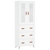 vidaXL Highboard White 69.5x34x180 cm Engineered Wood