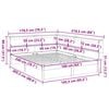 vidaXL Bookcase Bed without Mattress 160x200 cm Solid Wood Pine