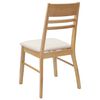 vidaXL Dining Chairs 2 pcs Natural 43 x 54 x 89 cm Solid Rubber Wood