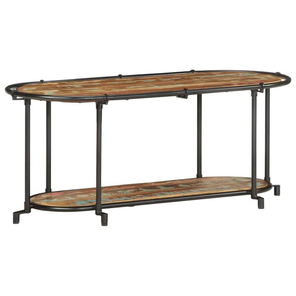 vidaXL TV Cabinet 100x42x40 cm Solid Wood Reclaimed