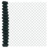 vidaXL Fence Post Green 10 x 1.6 m (40 x 40 mm mesh) Steel and PVC