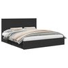 vidaXL Storage Bed Black 200 x 200 cm Engineered Wood