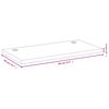 vidaXL Desk Top 80x40x4 cm Bamboo