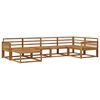 vidaXL Outdoor Sofa Set 6 pcs Natural Solid Acacia Wood